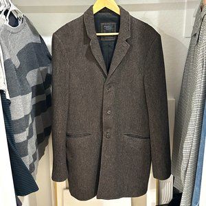 All Saints Wool Pitch Coat Size 40